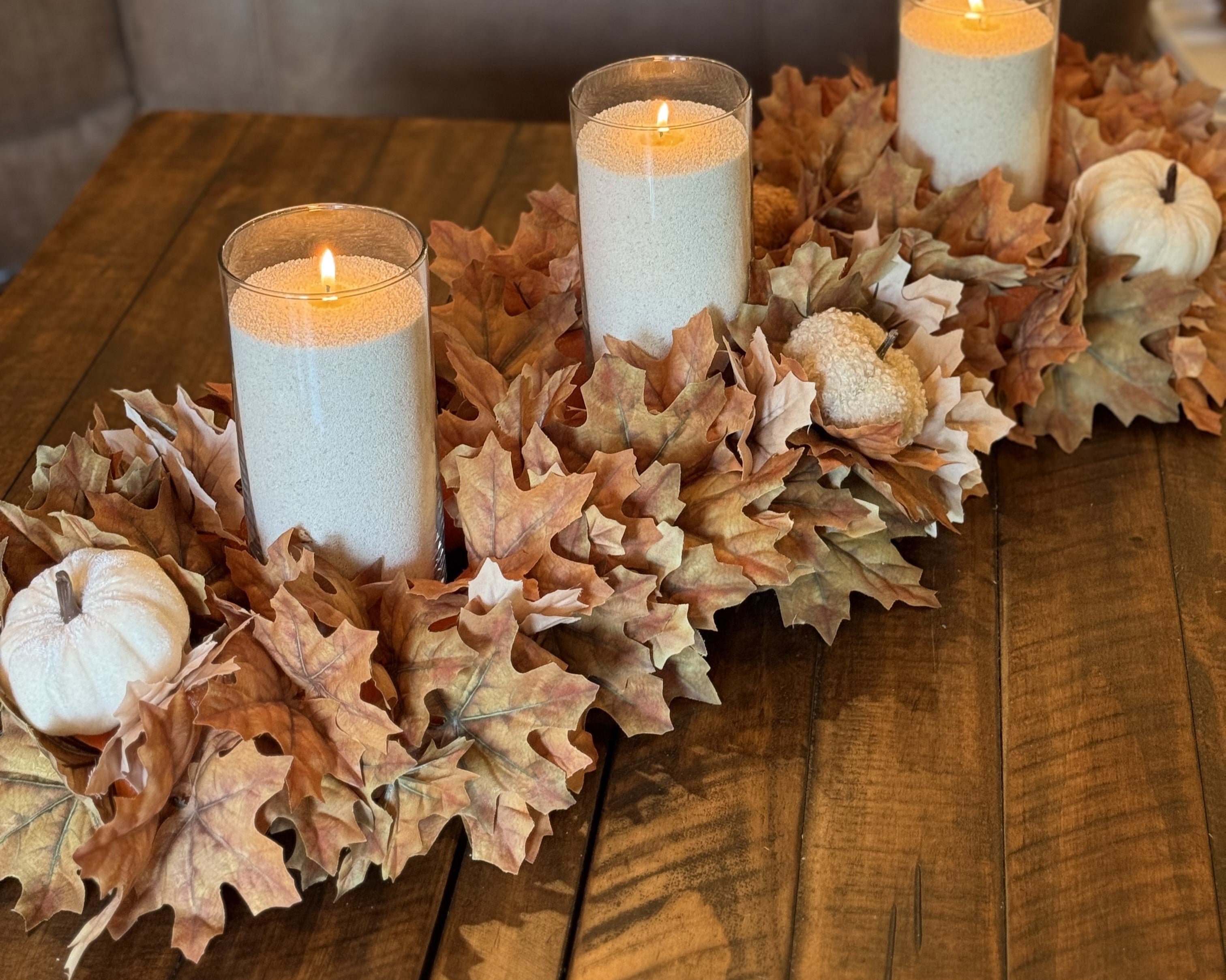 Fall Decor Ideas with Foton Candles