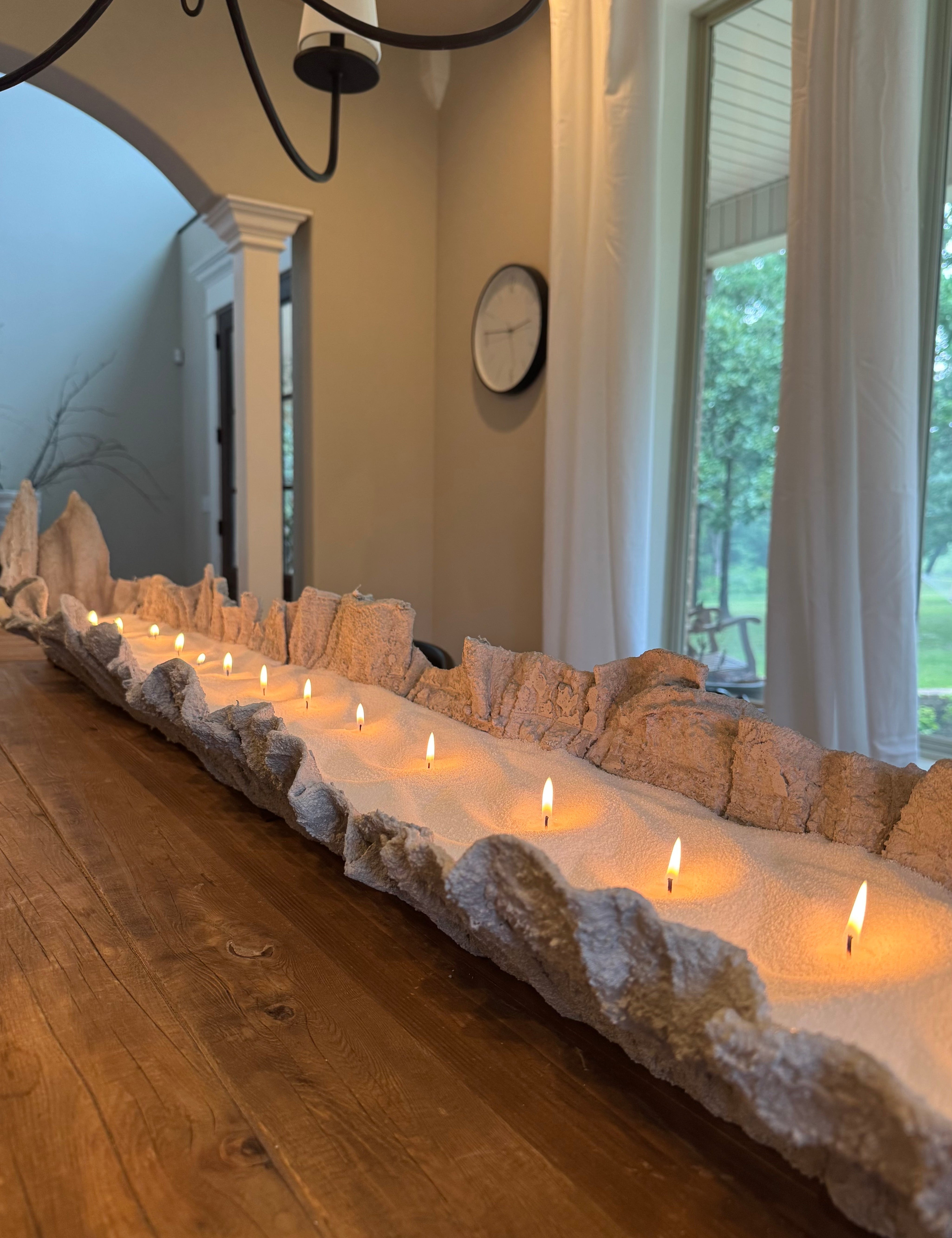 DIY Concrete Towel Bowl Candle
