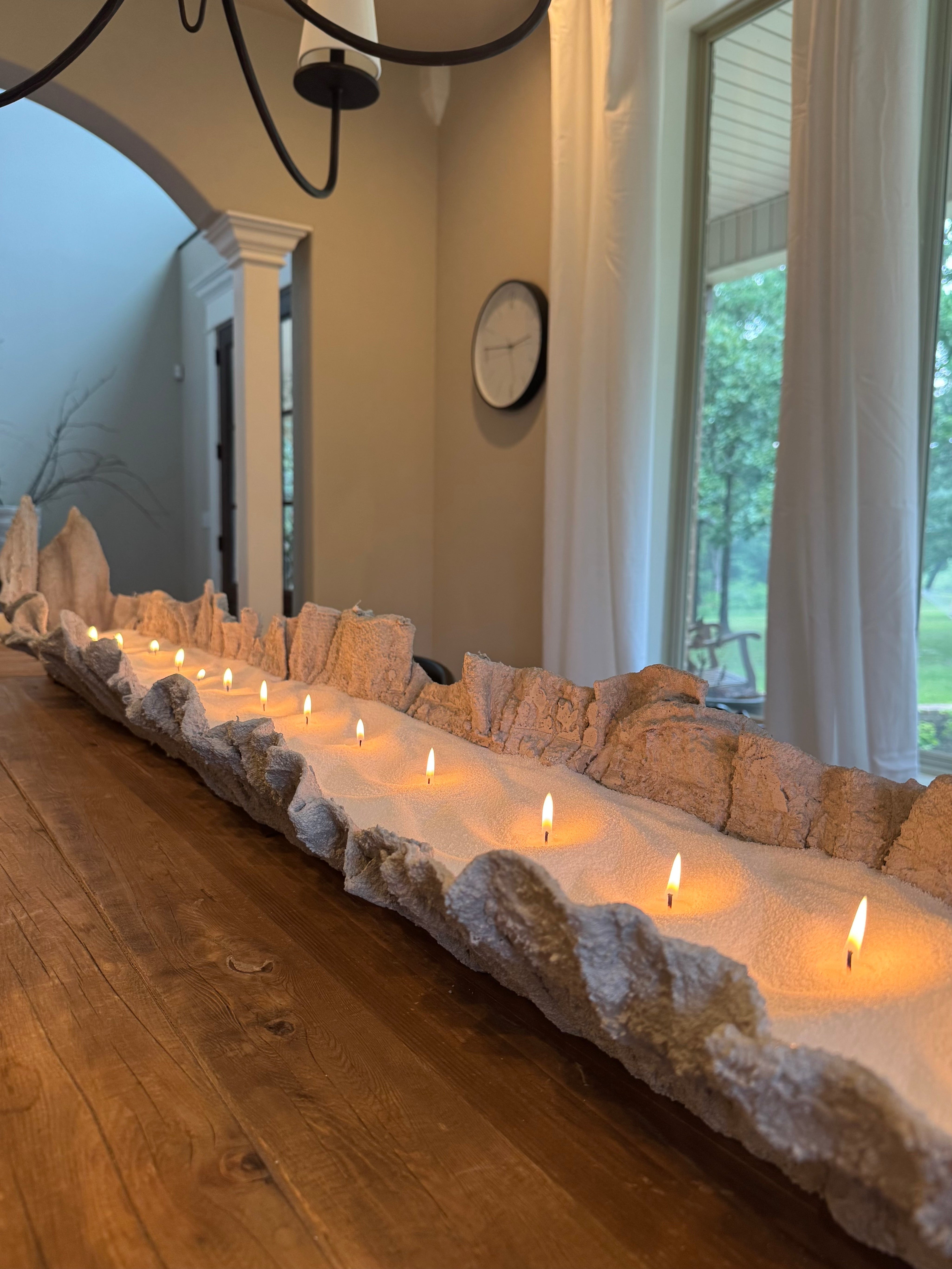 DIY Concrete Towel Bowl Candle