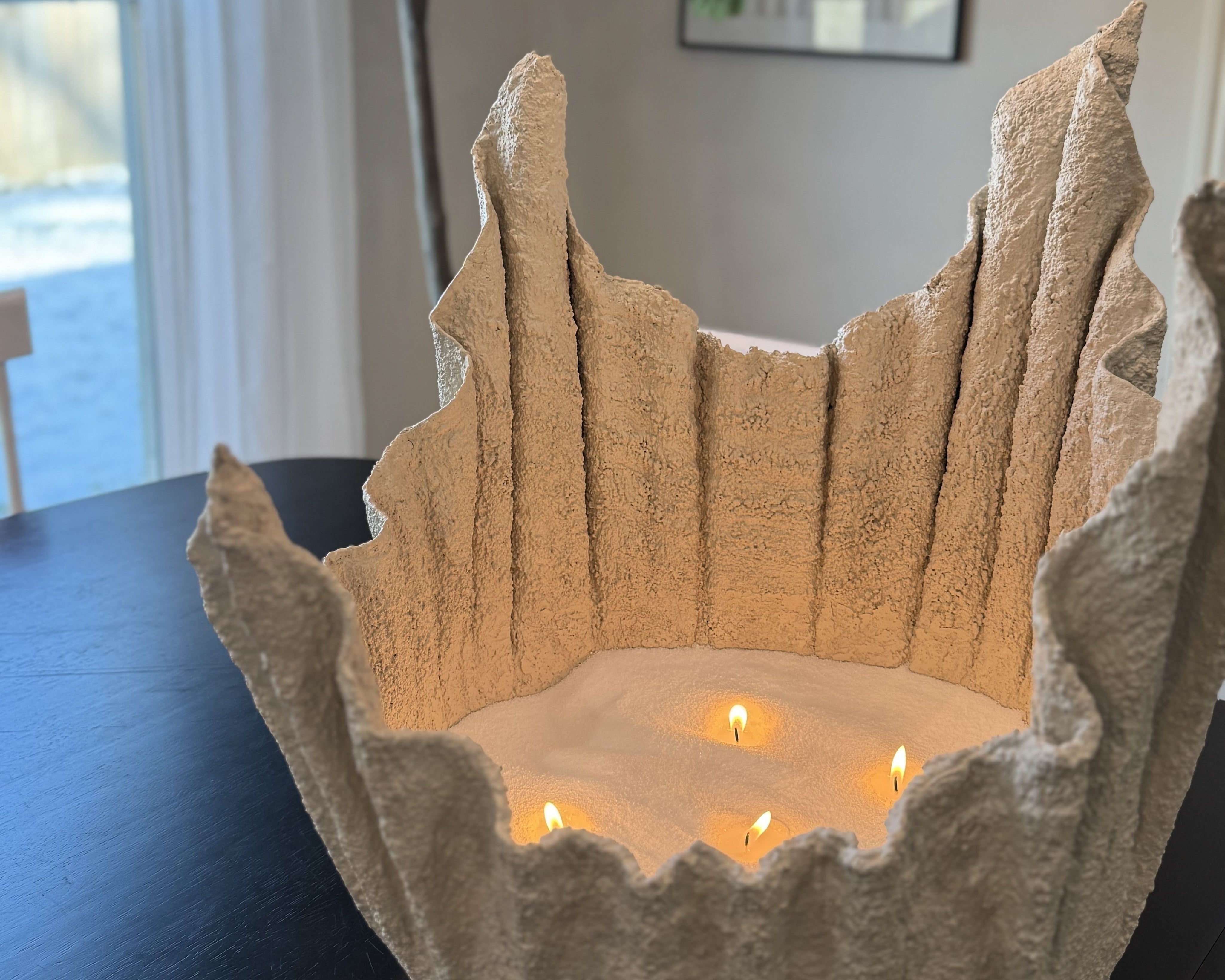 DIY Modern Towel Bowl Candle Tutorial